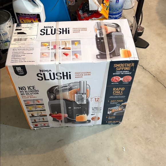 Ninja Slushie Machine with Black and Orange Accents - Picture 2 of 4